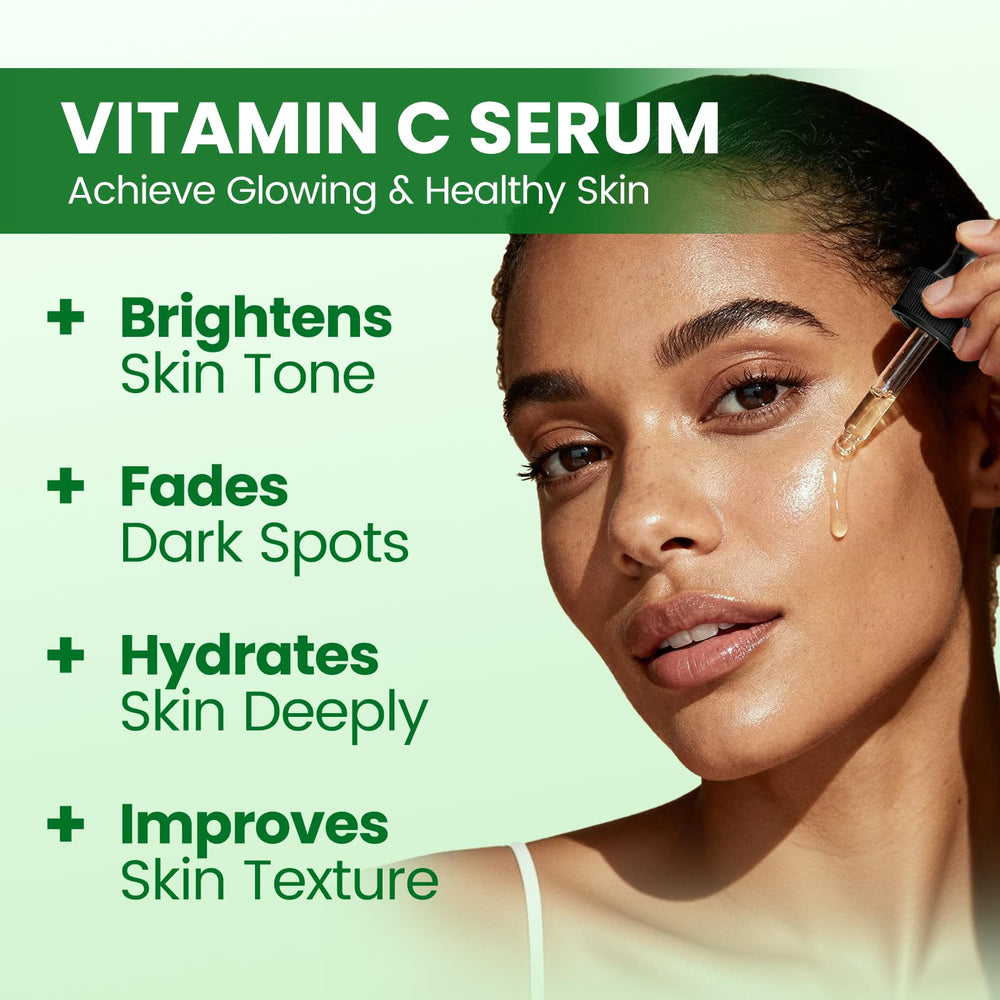 Lukaree Vitamin C Serum pump dispenser enabling easy daily application