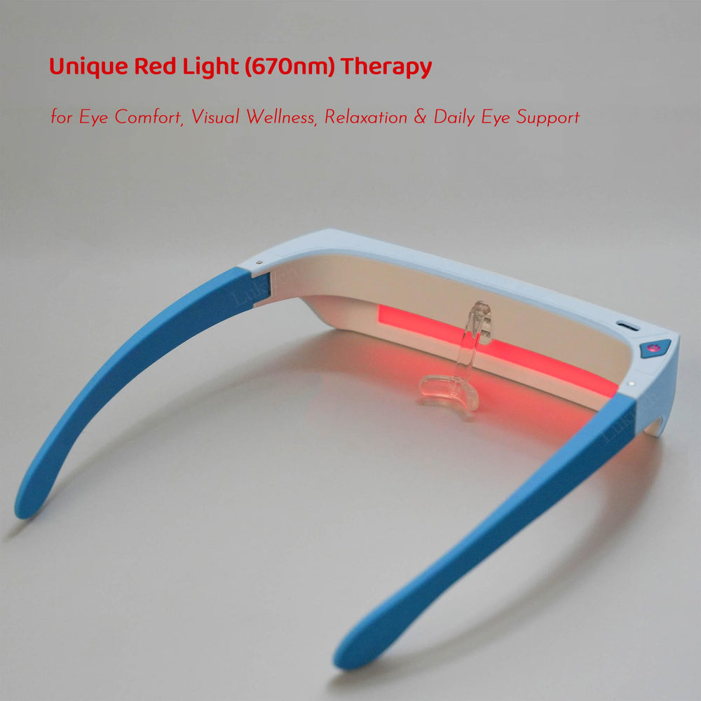 Lukirch open-frame design fits over most glasses for everyday activities.