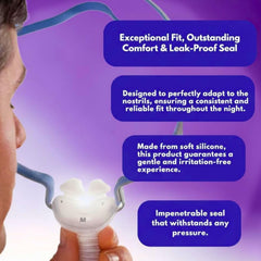 Lullapad AirFit P10 pillow seal test indicating leak-free potential