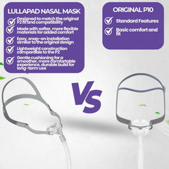Lullapad cushion medium supports versatile nasal fit for many users.