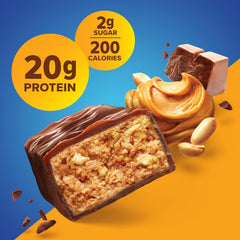Lulurose Pure Protein Bar texture closeup shows creamy interior and firm bite.