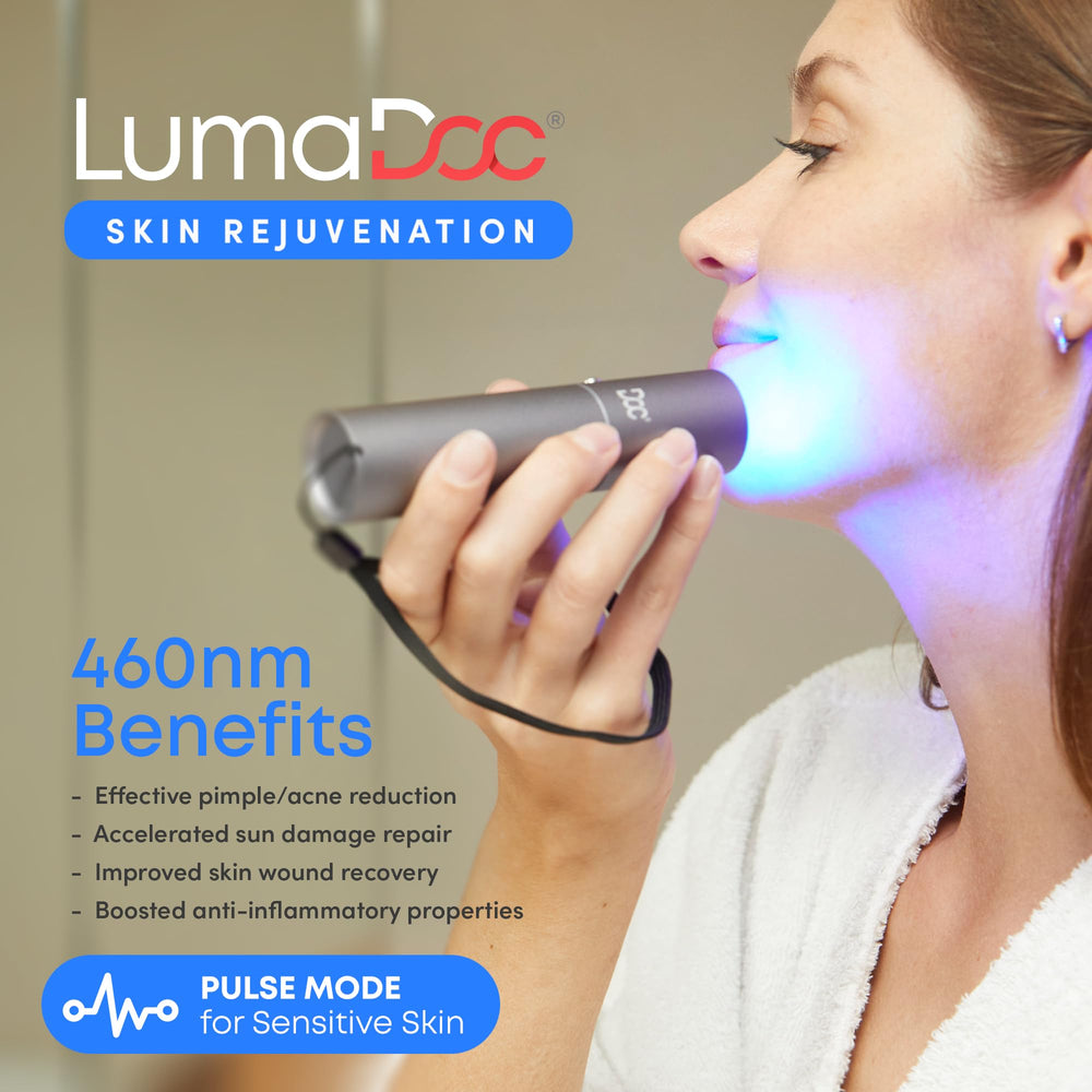 LumaDoc quick-start guide and protective glasses for easy setup