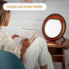 Lumie Halo ambient backlight offering a soft, relaxing glow.