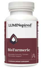 LUMINSPIRED HEALTH turmeric curcumin bottle with enhanced absorption.