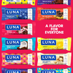 LUNA Bar flavor variety invites you to explore craveable options.
