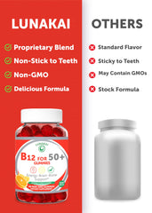 Lunakai B12 gummies happiness guarantee seal reinforces product satisfaction