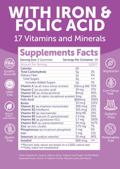 Lunakai USA-made prenatal vitamins with natural colors and flavors.