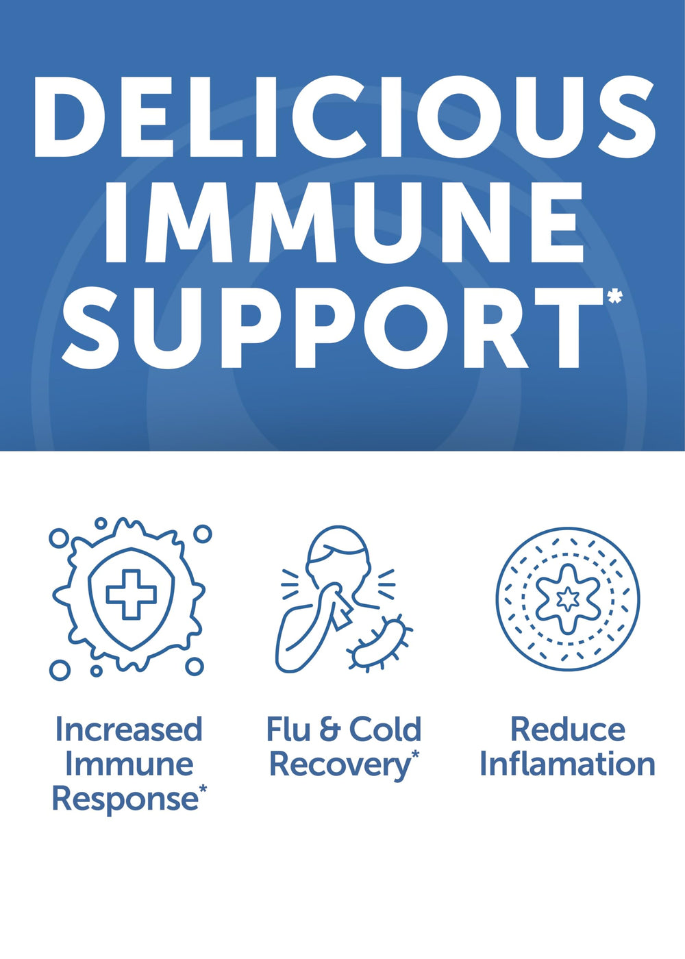 Lunakai immune gummies packaging box communicates portability and month-long supply.