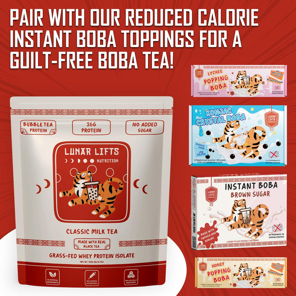 Lunar Lifts Nutrition versatile milk tea powder for smoothies and baking