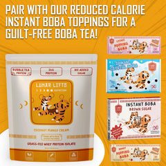 Lunar Lifts active lifestyle scene with quick protein snack idea.