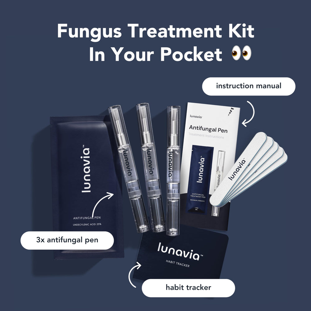 Lunavia Antifungal Pen features natural oils for hydration during treatment.