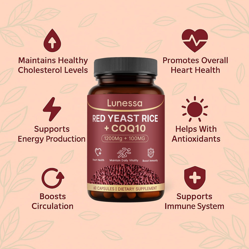 LUNESSA 60-capsule bottle on kitchen counter for daily use