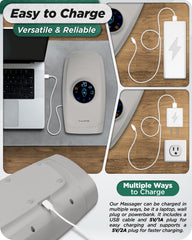 Lunix LX7 cordless rechargeable design for use at desk, plane, or couch