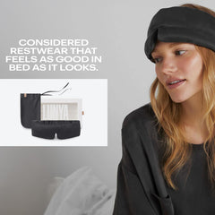 Lunya travel-ready mask designed for refreshing sleep on the go.