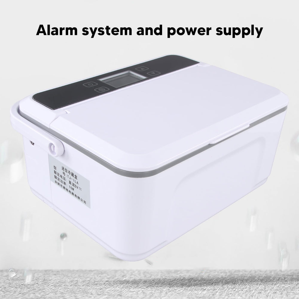 Luqeeg insulin cooler offers dual power options for flexible travel usage.