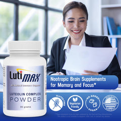 LutiMax packaging highlighting no fillers and high-purity formula