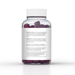 LUV Health Mind Gummies USA-made label with third-party testing for safety.