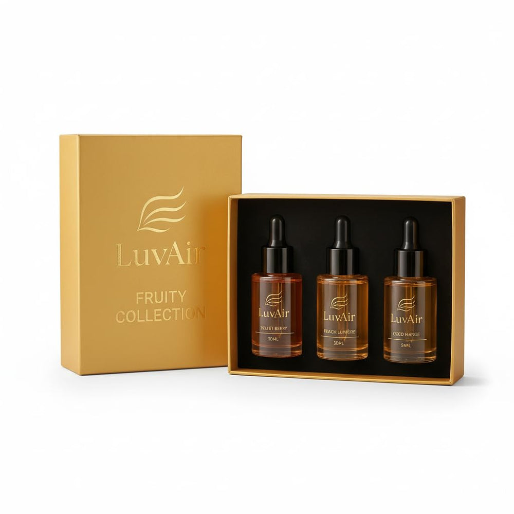 LuvAir diffuser room ambience showing premium scent for living spaces.