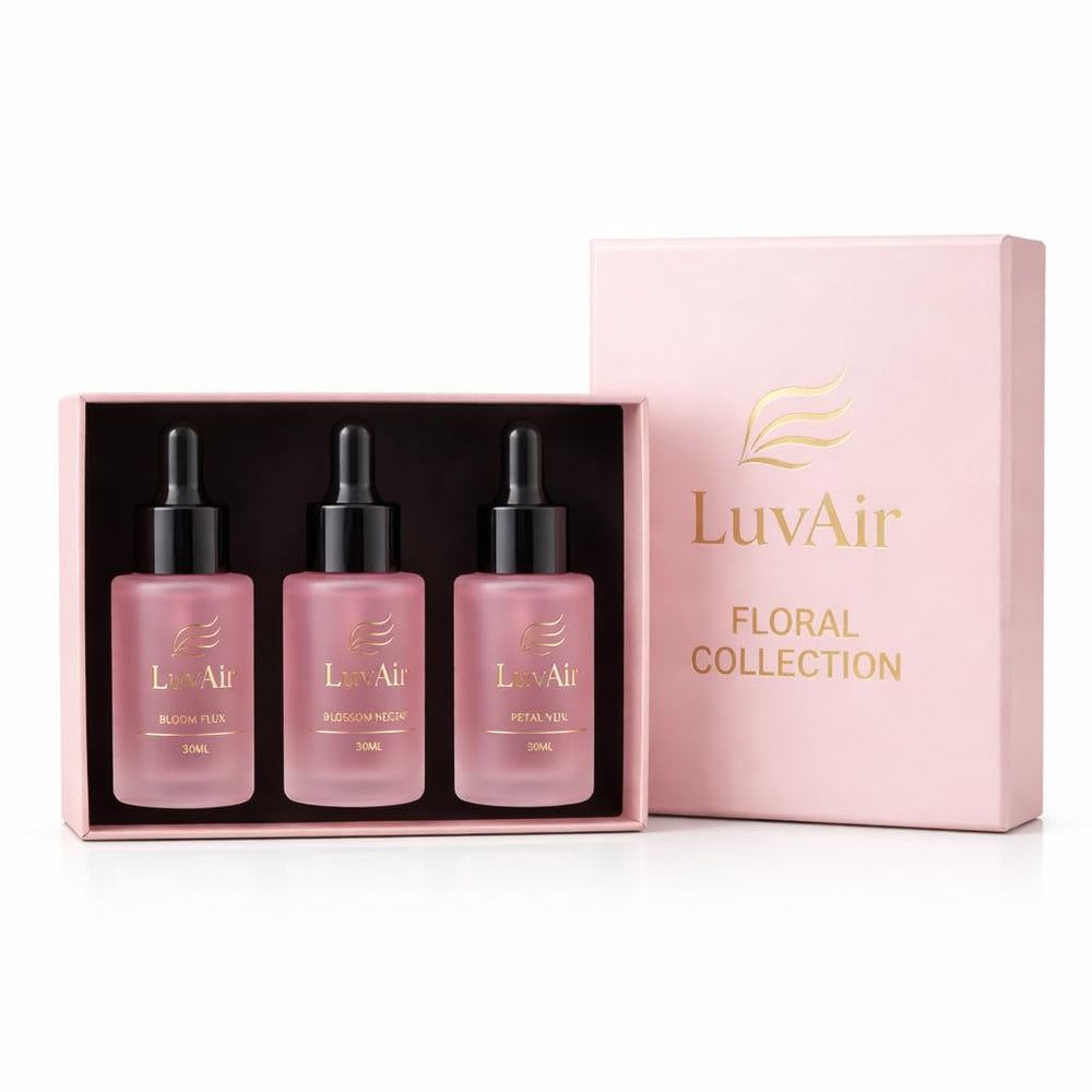 LuvAir Signature Collection gift packaging highlighting premium fragrance gift option