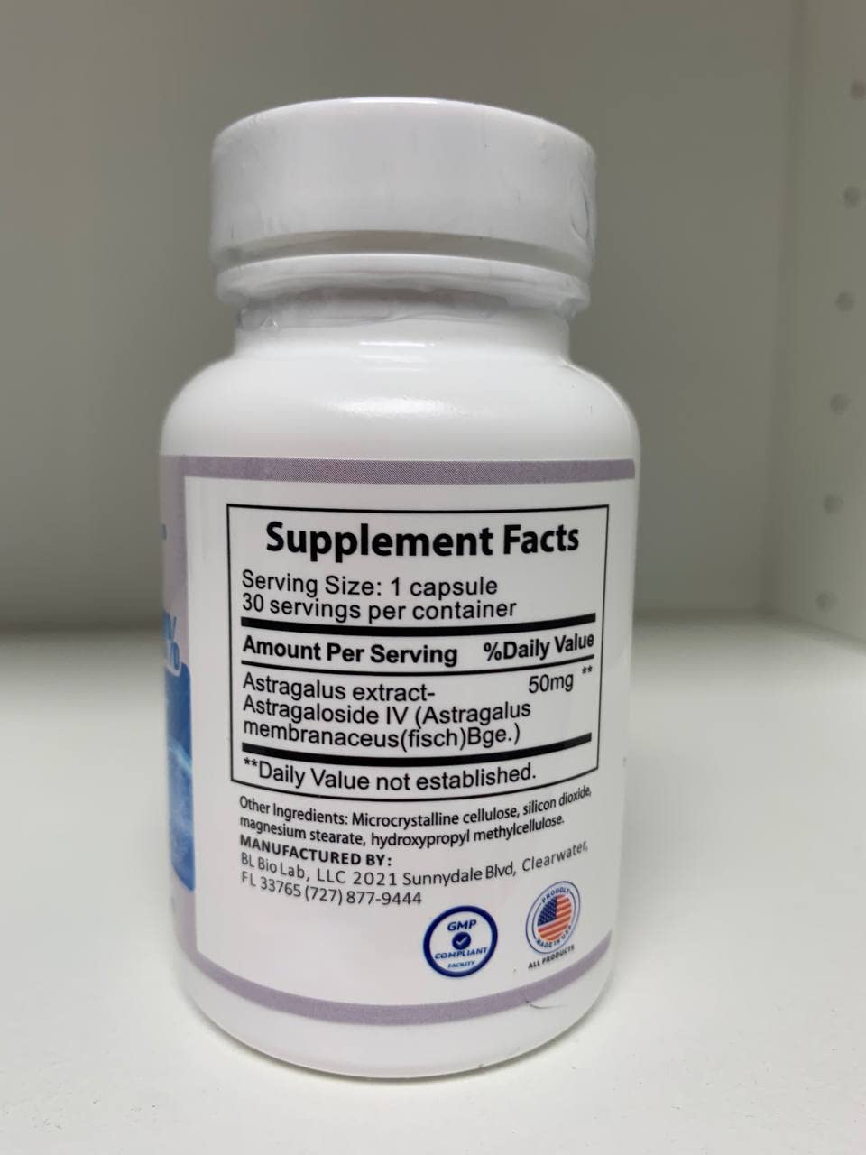 LUXIVI Astragaloside IV wellness routine—image suggesting simple daily use.