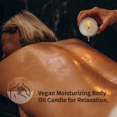 LUXMASA Amber Vanilla scent offers warm, comforting fragrance for relaxation.