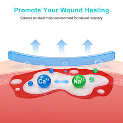 Lvonge dressing conforms to wound contours for complete coverage and protection.