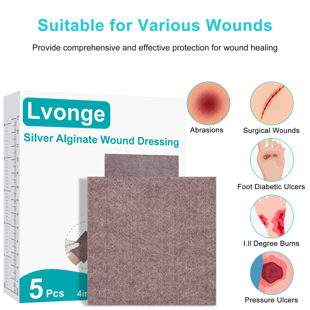 Lvonge single-use, individually wrapped wound pad for hygienic care.