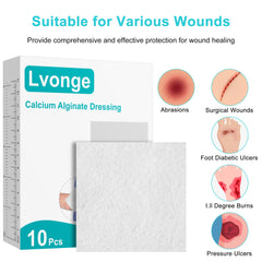 Lvonge 10-pack wound care solution for ongoing treatment and flexibility.