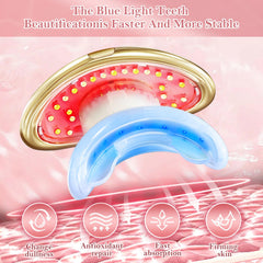 Lvseeman lip plumper beads 32-color set illustrating coverage area for lips.