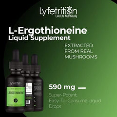 Lyfetrition mushrooms source indicating natural extract.