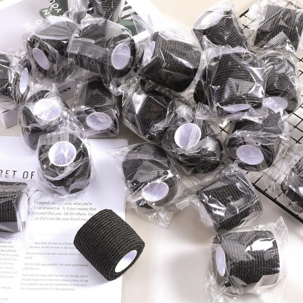 Lyksgir self-adhering wrap sticks to itself with no clips needed