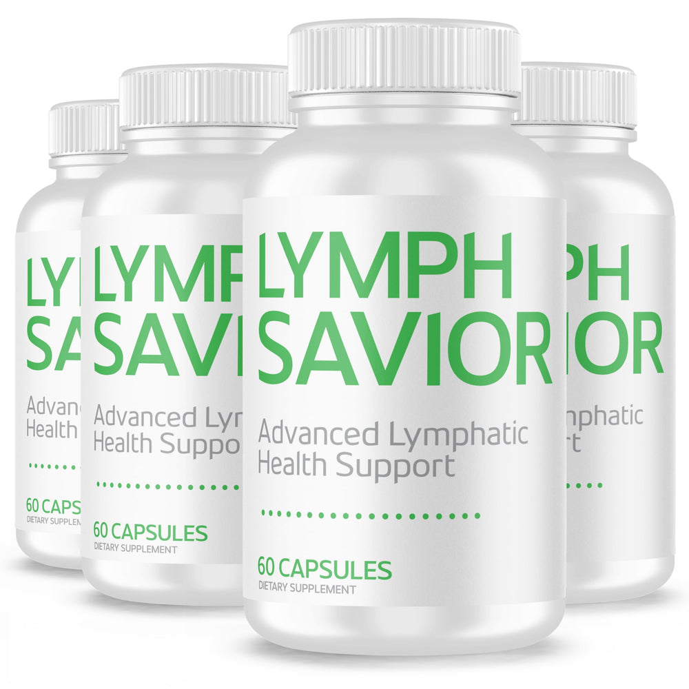 Lymph Savior bottle front featuring a 30-day supply for ongoing wellness support