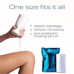 LYMPH8 wrap stomach area targets contouring and firmer appearance.
