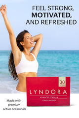 Lyndora balance capsules convey calm focus for daily routines.