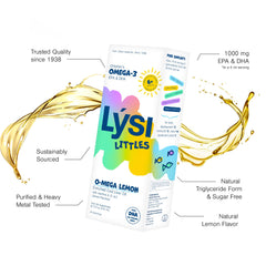LYSI Littles measuring spoon demonstrating precise 5 ml dosing