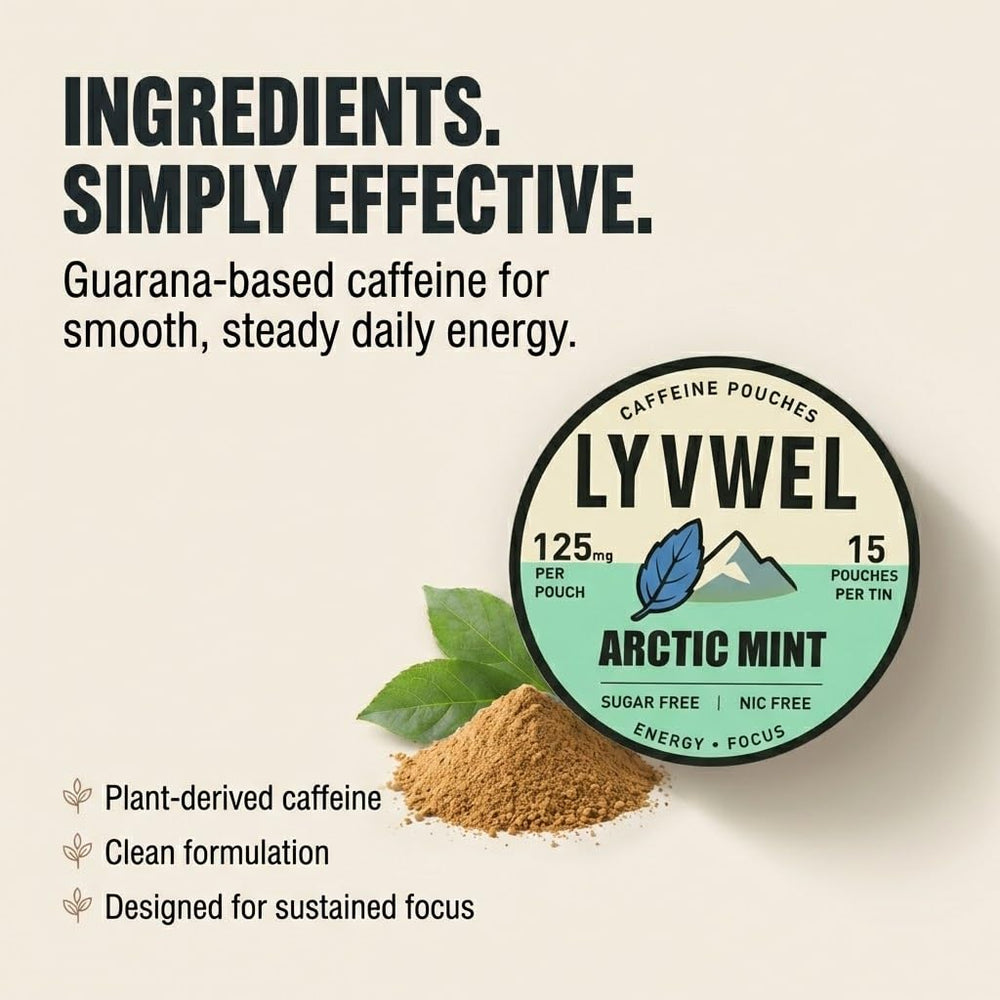 LyvWel citrus burst pouch supports steady energy throughout the day.
