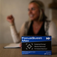 M2-P2 FocusQuest Max featuring L-Theanine for balanced energy and focus