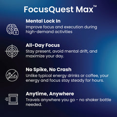 M2-P2 FocusQuest Max emphasizes stress relief and mental clarity during busy days