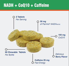 MAAC10 berry-flavored chewables in pack for easy energy