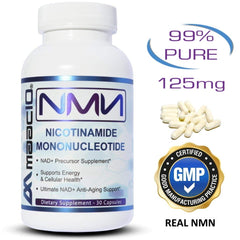 MAAC10 NMN in hand ready for daily supplementation