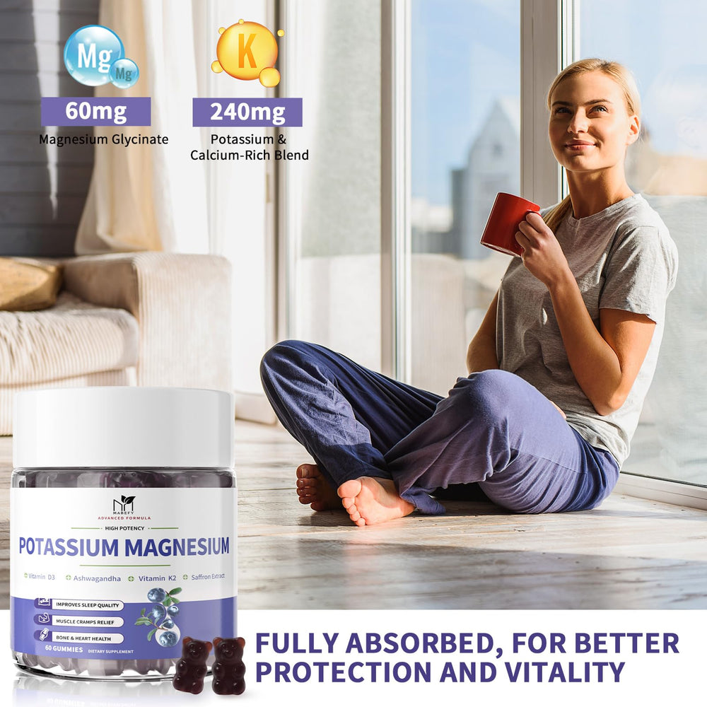 MABEFY gummies on spoon illustrating convenient daily supplementation