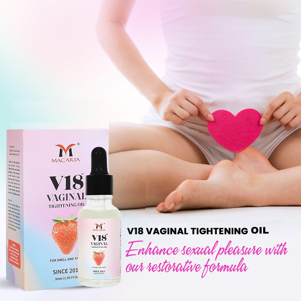 MACARIA V18 Tightening Oil ingredients coconut-aloe-squalane promote softness and comfort.