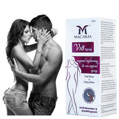 Macaria V18 tightening spray bottle front view for on-the-go easy application.