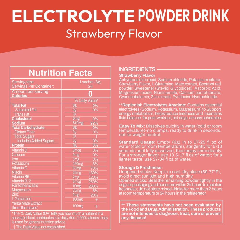 Macmony electrolyte packets close-up highlighting sugar-free formula for daily hydration