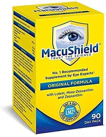 MacuShield eye supplement packaging box ready for storage and travel.