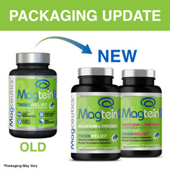 Close-up of MagteinPRO capsules highlighting Magnesium L Threonate and ATA Mg