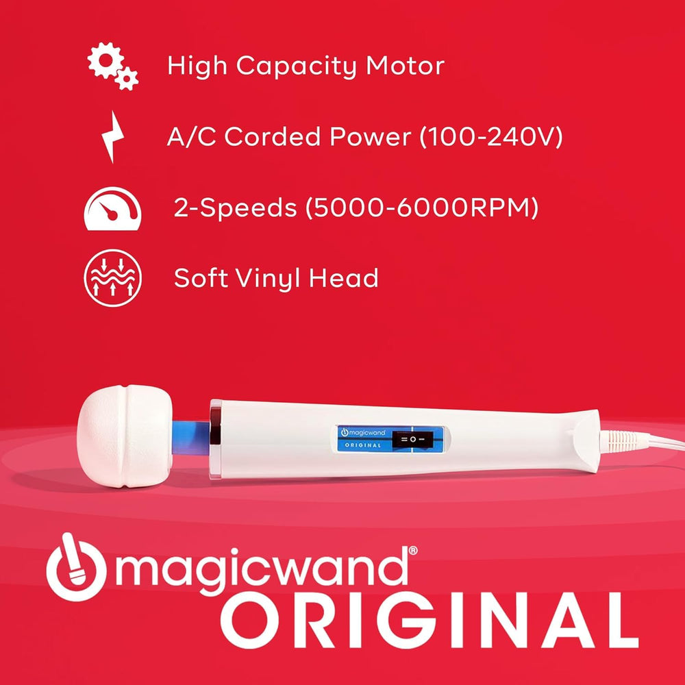 Magic Wand Original Massager with IntiMD attachment for precise massage point