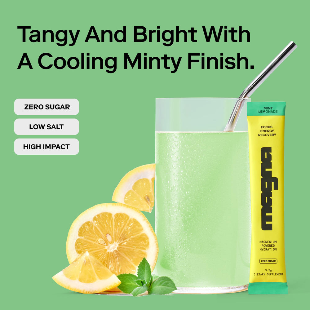Magna Electrolytes powder stirring glass highlights easy mix