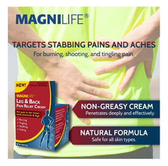 MagniLife cream texture demonstrates non-greasy absorption suitable before dressing.