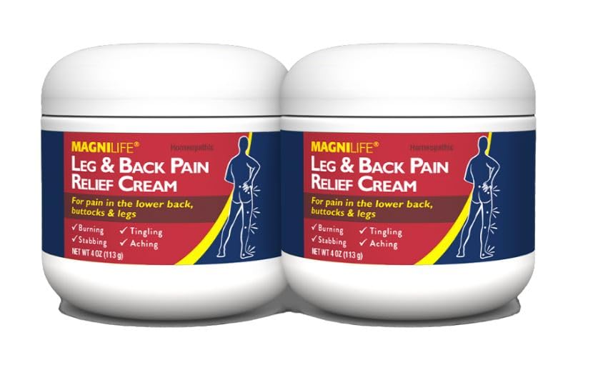 MagniLife quick-absorption cream shown on skin for easy, no-residue application.